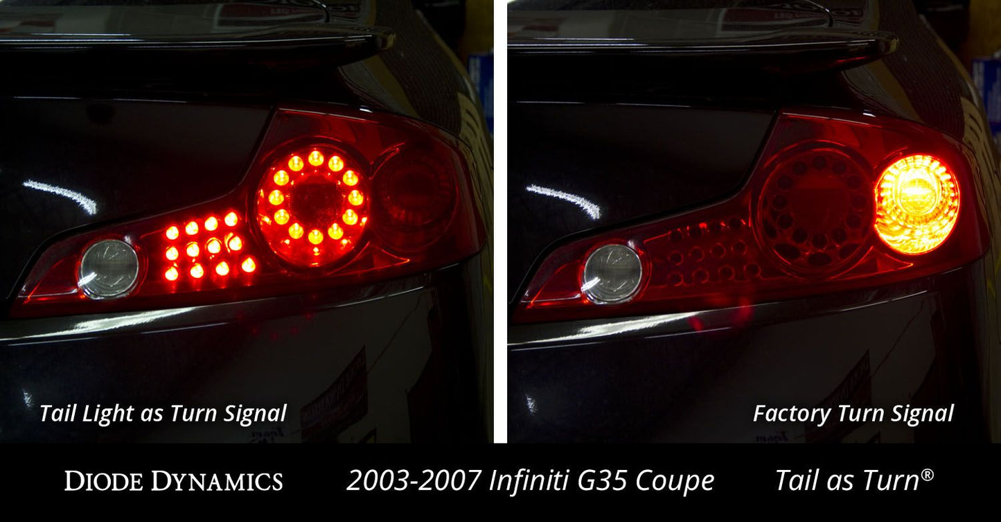 Diode Dynamics Tail As Turn® Kit For 2003-2013 Infiniti G35/G37/Q60 Coupe Tail Light Rear Turn Signal