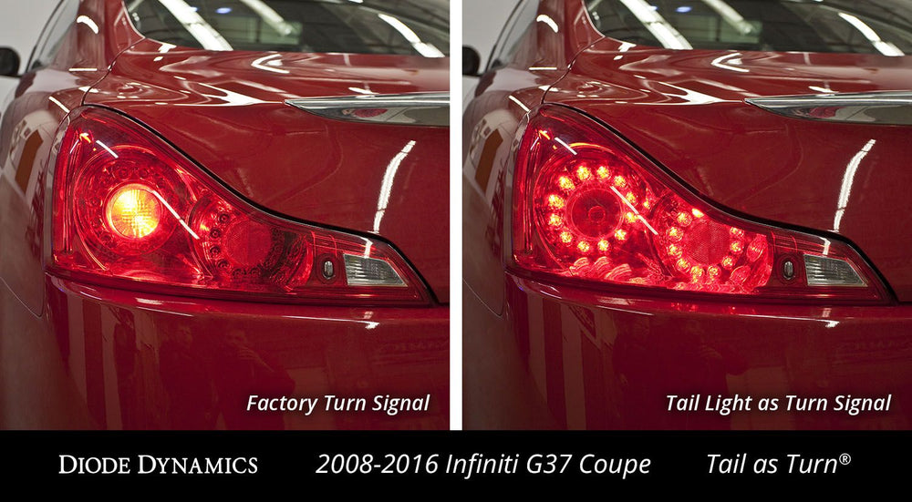 Diode Dynamics Tail As Turn® Kit For 2003-2013 Infiniti G35/G37/Q60 Coupe Tail Light Rear Turn Signal