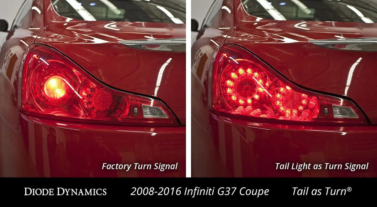 Diode Dynamics Tail As Turn® Kit For 2003-2013 Infiniti G35/G37/Q60 Coupe Tail Light Rear Turn Signal Diode Dynamics