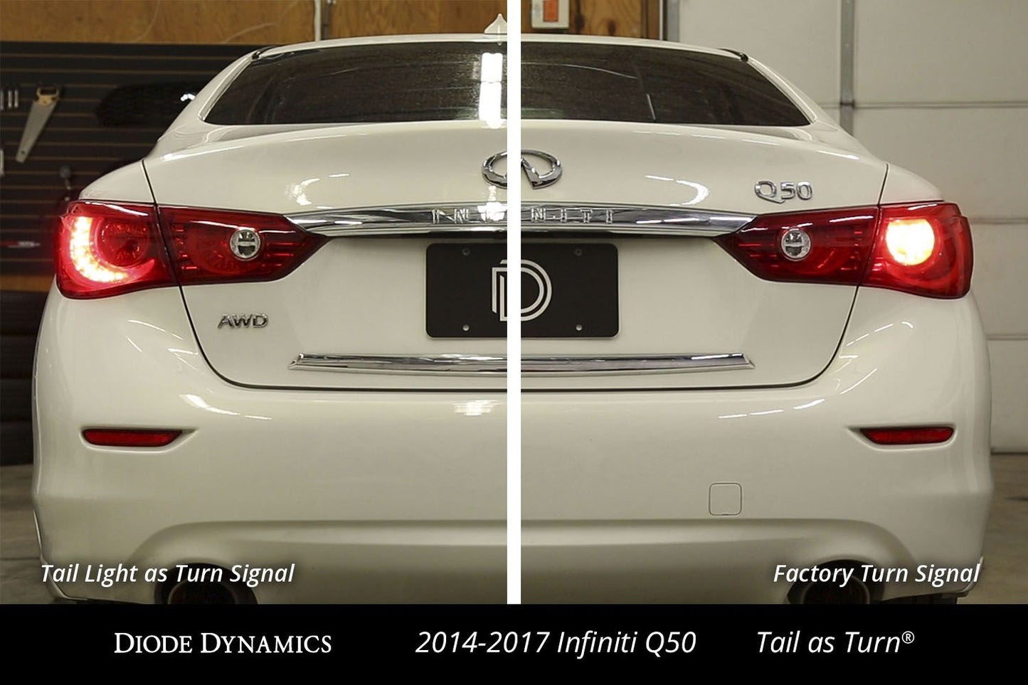 Diode Dynamics 2014-2017 Infiniti Q50 Tail as Turn® Module (USDM) (pair) Tail Lights