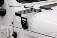 Diode Dynamics 2018-2026 Jeep JL Wrangler / 2020-2025 Jeep Gladiator Cowl Mount LED Brackets Diode Dynamics