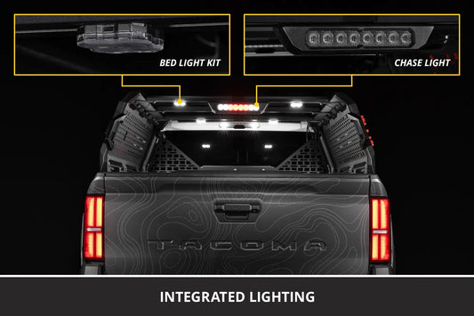 Diode Dynamics Kuat IBEX Truck Bed Rack with SS10 Chase Light Kit Diode Dynamics