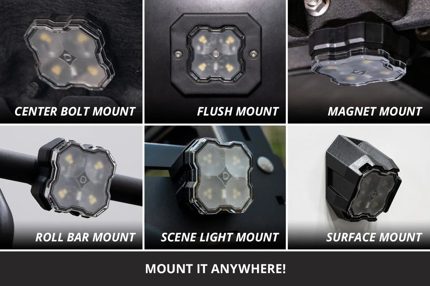Diode Dynamics Stage Series LED Rock Light Kit (4-pack) Diode Dynamics