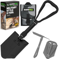 RHINO USA FOLDING RECOVERY SHOVEL W/PICK