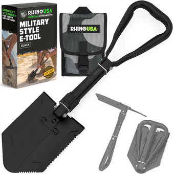 compare product RHINO USA FOLDING RECOVERY SHOVEL W/PICK