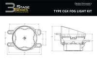 Diode Dynamics SS3 Type CGX LED Fog Light Kit – Lexus & Toyota