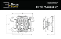 Diode Dynamics SS3 SAE Type M Fog Light Kit Diode Dynamics