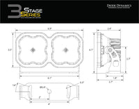 Diode Dynamics SS3 Dual-Pod Bracket Kit (Lights Not Included) Diode Dynamics
