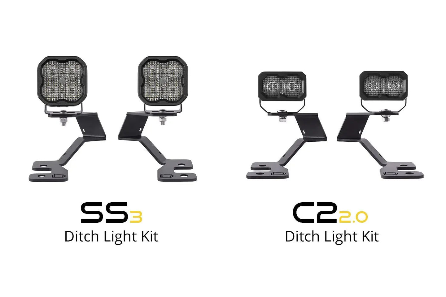 Diode Dynamics Stage Series Backlit Ditch Light Kit for 2021-2026 Ford Bronco Sport Diode Dynamics