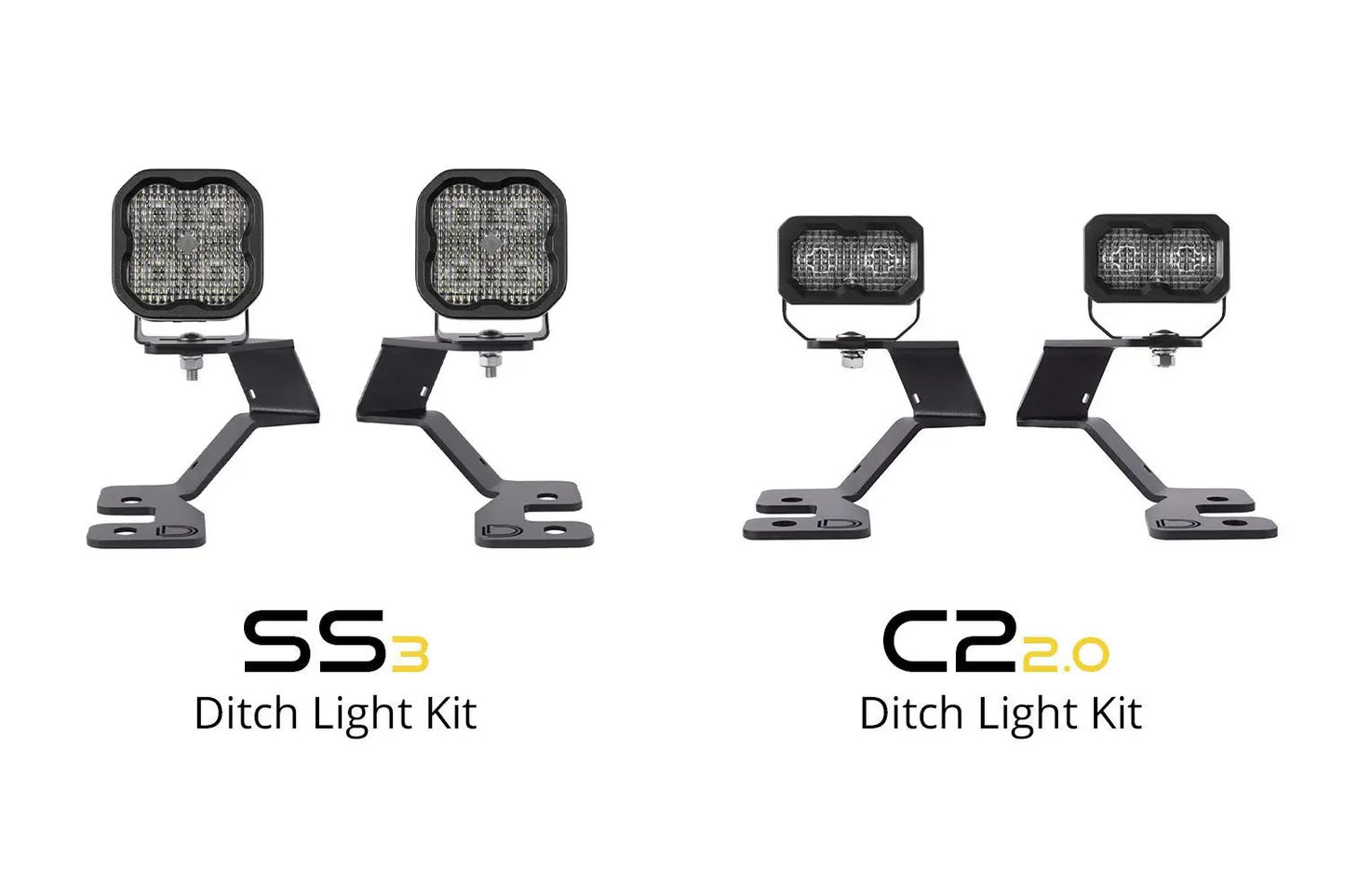 Diode Dynamics Stage Series Backlit Ditch Light Kit for 2021-2026 Ford Bronco Sport Diode Dynamics