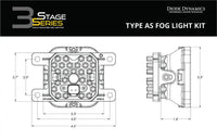 Diode Dynamics SS3 SAE Type AS Fog Light Kit Diode Dynamics