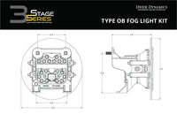 Diode Dynamics SS3 SAE Type OB Fog Light Kit Diode Dynamics