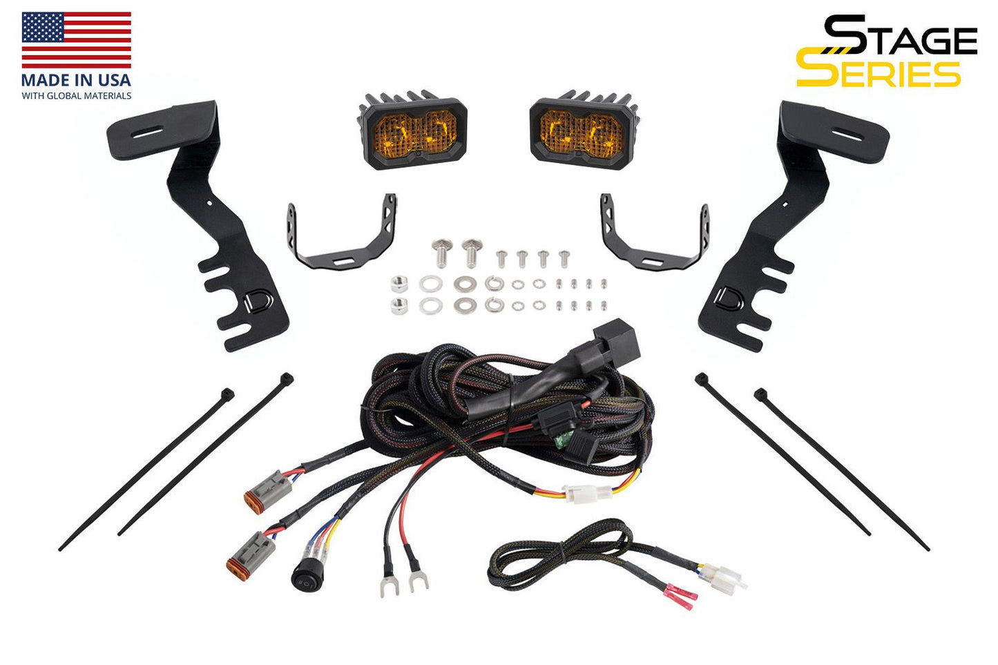 Diode Dynamics Stage Series Backlit Ditch Light Kit for 2024–2026 Toyota Tacoma & 2025–2026 Toyota 4Runner