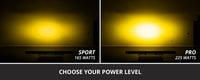 Diode Dynamics SS40 Stage Series Yellow LED Light Bar | Amber Backlight Off-Road Light Bar | Sport & Pro