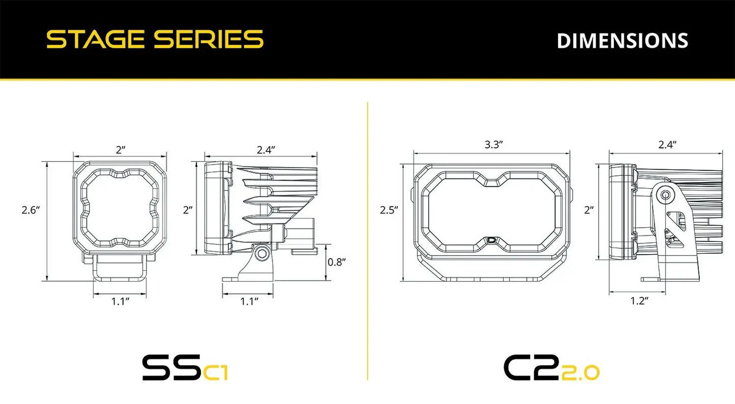 Diode Dynamics Stage Series Reverse Light Kit for 2025-2026 Toyota 4Runner Diode Dynamics