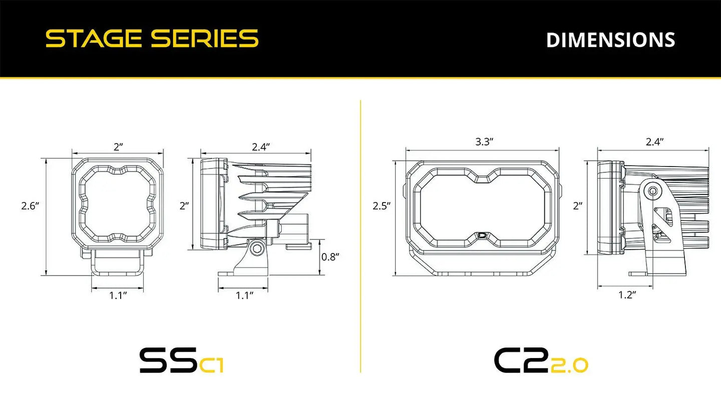 Diode Dynamics Stage Series Reverse Light Kit for 2010-2024 Toyota 4Runner Diode Dynamics