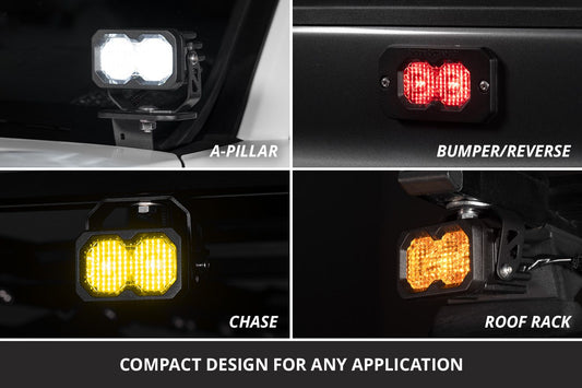 Diode Dynamics C2 2.0 2” Flush Mount LED Pod – Single