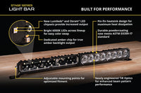 Diode Dynamics SS40 Stage Series Yellow LED Light Bar | Amber Backlight Off-Road Light Bar | Sport & Pro