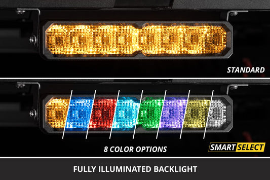 Diode Dynamics SS30 White Stage Series LED Light Bar with SmartSelect Backlight (Single)