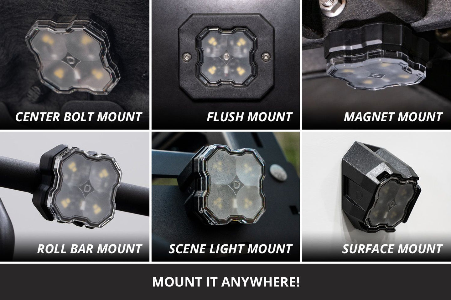 White red Stage Series LED Rock Light