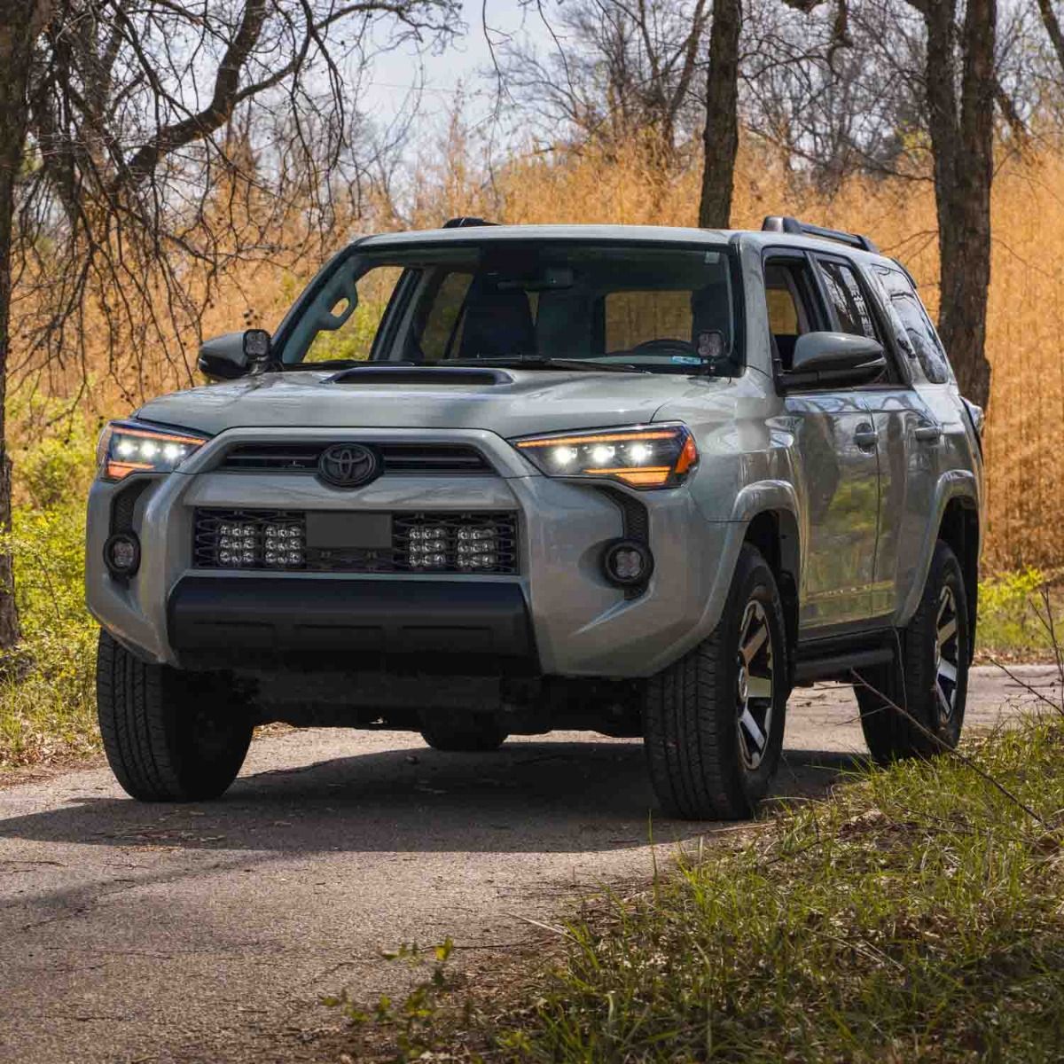 Form Lighting Sequential LED Headlights for 2014-2024 Toyota 4Runner | Triple Projector, White/Amber DRL & Plug-and-Play